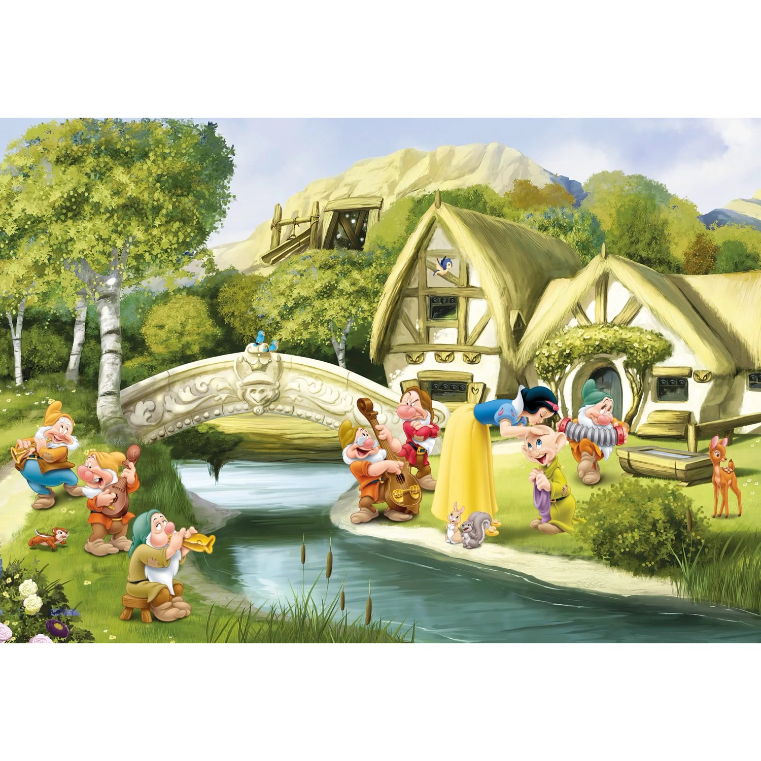 E-shop Komar Papierová fototapeta Snowwhite 368 x 254 cm