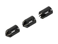 LUX-TOOLS Súprava nástrčných záhlbníkov HSS 12 mm pre vrták pr. 3/4/5 mm