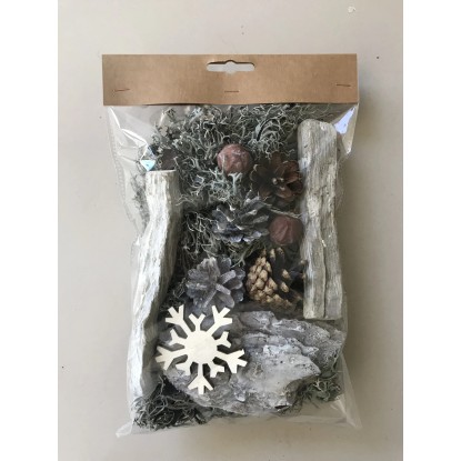 Mix sušených kvetov v sáčku, prírodný