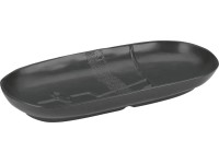 Miska dekoratívna Ancient Secrets antracitová 23,4 x 11,7 x 3 cm