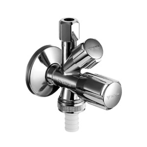 Schell kombinovaný rohový ventil so spätným ventilom, DN15 G 1/2", chróm.