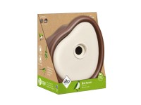 elho Vtáčia búdka Organic hnedo-biela 16,8 x 27,4 x 25,4 cm