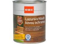 OBI Lazúra na drevo s hĺbkovou ochranou palisander 750 ml