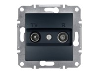 Schneider Electric Zásuvka TV+R Asfora, priebežná, antracit