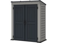 Duramax Plastový domček na náradie YardMate Pent, antracitová/sivá, 171 x 92 cm