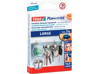 tesa Penové lepiace prúžky Powerstrips veľké, 10 ks