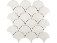 Euro Stone Keramická mozaika Castello Šupina biela 29,2 x 30,3 cm Euro Stone Keramická mozaika Castello Šupina biela 29,2 x 30,3 cm