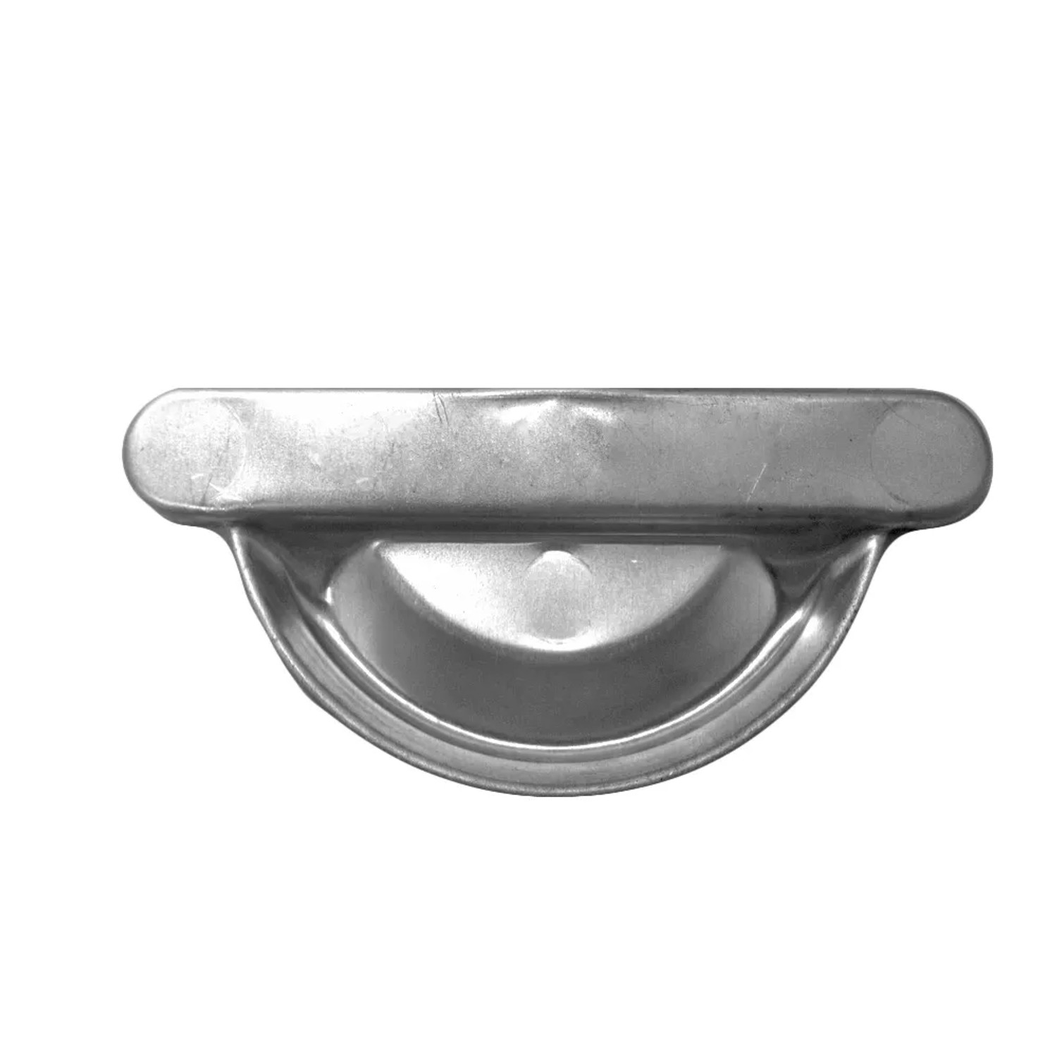 E-shop Sarei Čelo (dno) RG 75 pre polguľatý odkvapový žľab, hliník-prírodný, uni