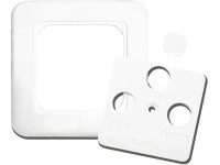 Schwaiger Krycí rámček súprava na satelitné a anténové zásuvky Schwaiger Krycí rámček súprava na satelitné a anténové zásuvky