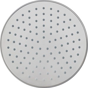 Okrúhla sprchová hlavica baliv KBR-20.12 v gunmetal farbe, Ø 20 cm, s tryskami proti vodnému kameňu.