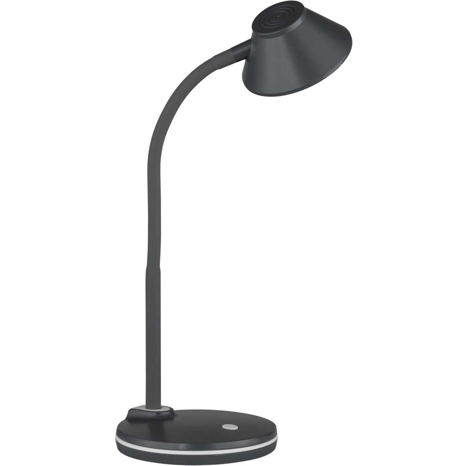 E-shop Reality LED stolná lampa BERRY titánová 3,2W, 350lm, 3000K, 13 x 33 cm