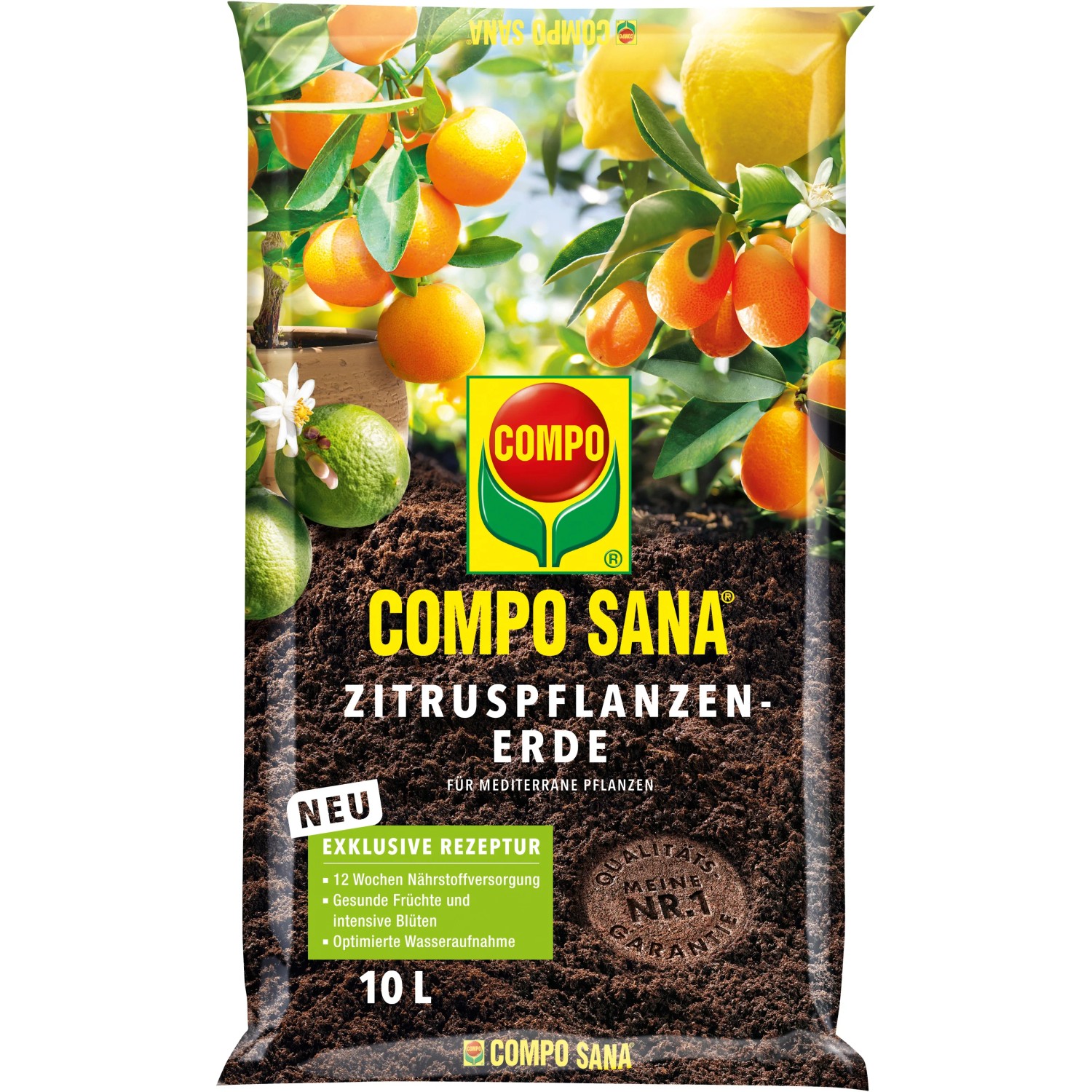 E-shop COMPO SANA Substrát pre citrusy 10 l