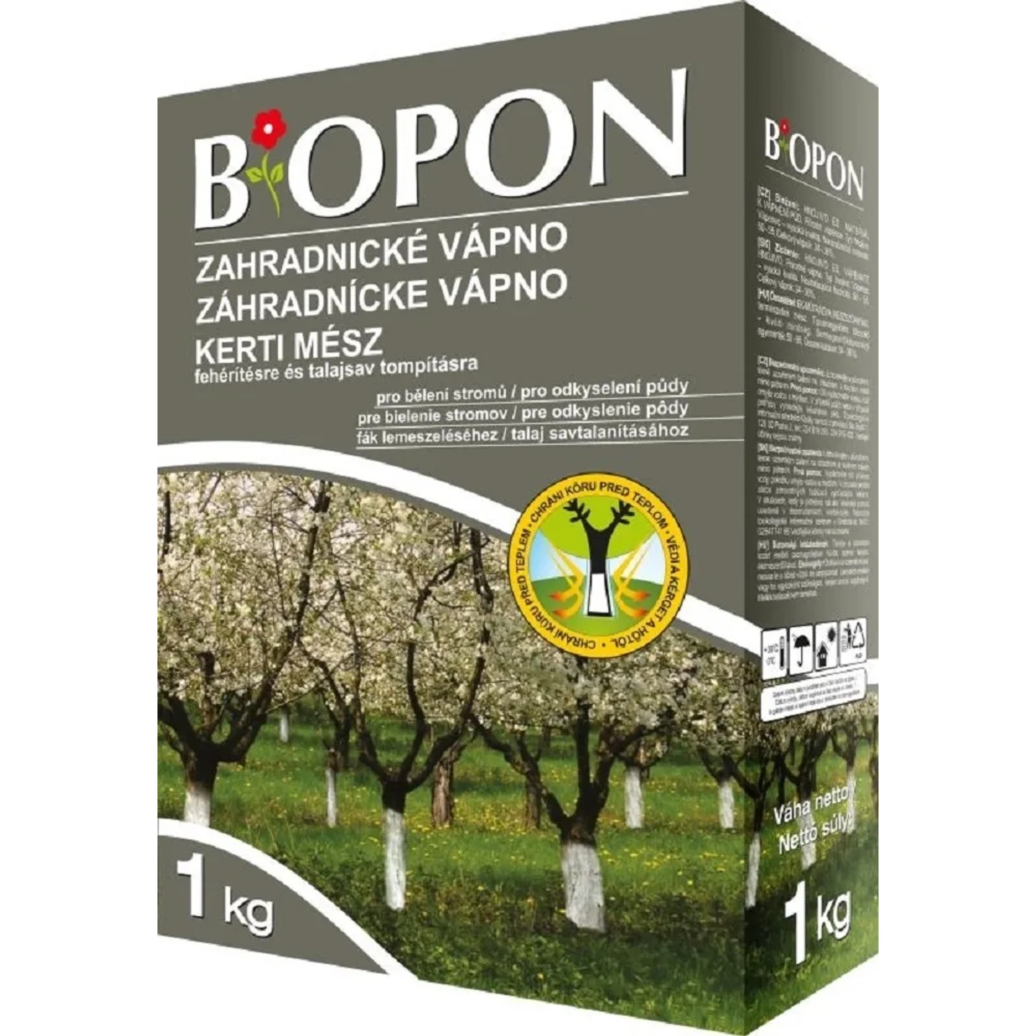 E-shop Biopon Záhradnícke vápno, 1 kg