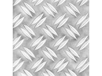 Štruktúrovaný plech 600 x 2000 x 2,5 mm natur