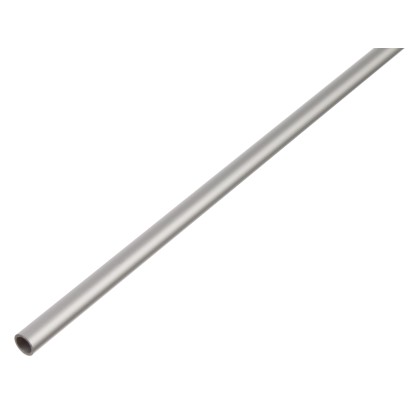 Rúrka s kruhovým prierezom 15 mm x 15 mm x 1000 mm strieborná eloxovaná