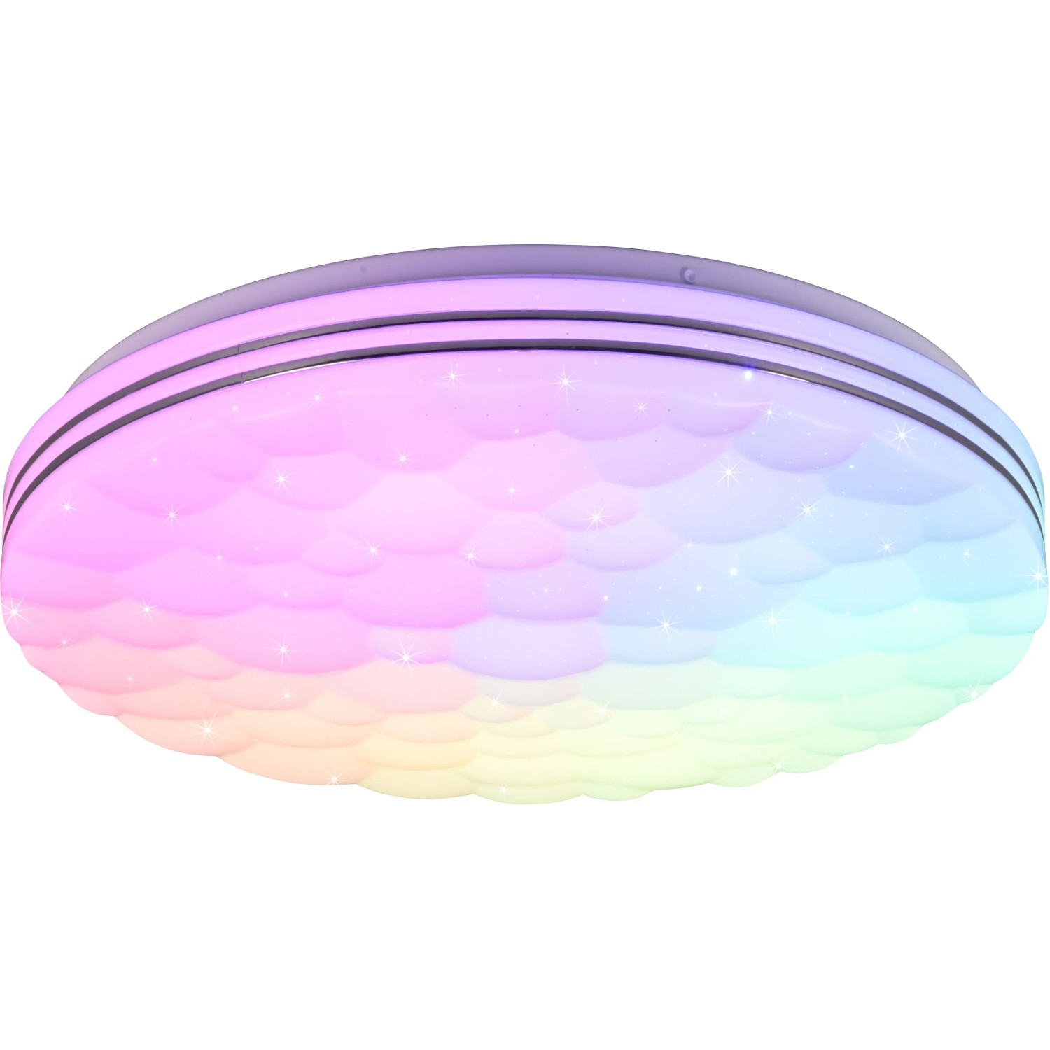 E-shop Reality Stropné LED svietidlo Tiger, 22 W, 2500 lm, RGBW, 2700-6000K, pr. 38 cm