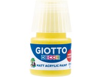 GIOTTO Akrylová farba Decor Acrylic MATT primárna žltá, 25 ml