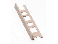 Lemová ukončovací a rohová lišta PVC, typ L10, bahama, 10 mm/2,5 m