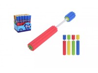 Penová vodná pištoľ, 4 druhy, 49 x 49 x 300 mm