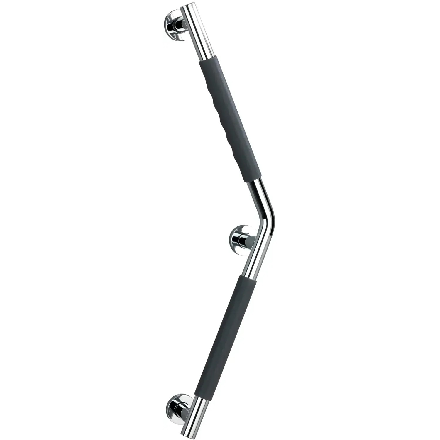 E-shop Wenko Nástenné držadlo 37 cm x 37 cm Secura 135° čierne