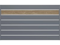 Budmat Balík oplotenia Variante 150 verzia 5, antracit/dub bielený, 200 x 120 cm Budmat Balík oplotenia Variante 150 verzia 5, antracit/dub bielený, 200 x 120 cm