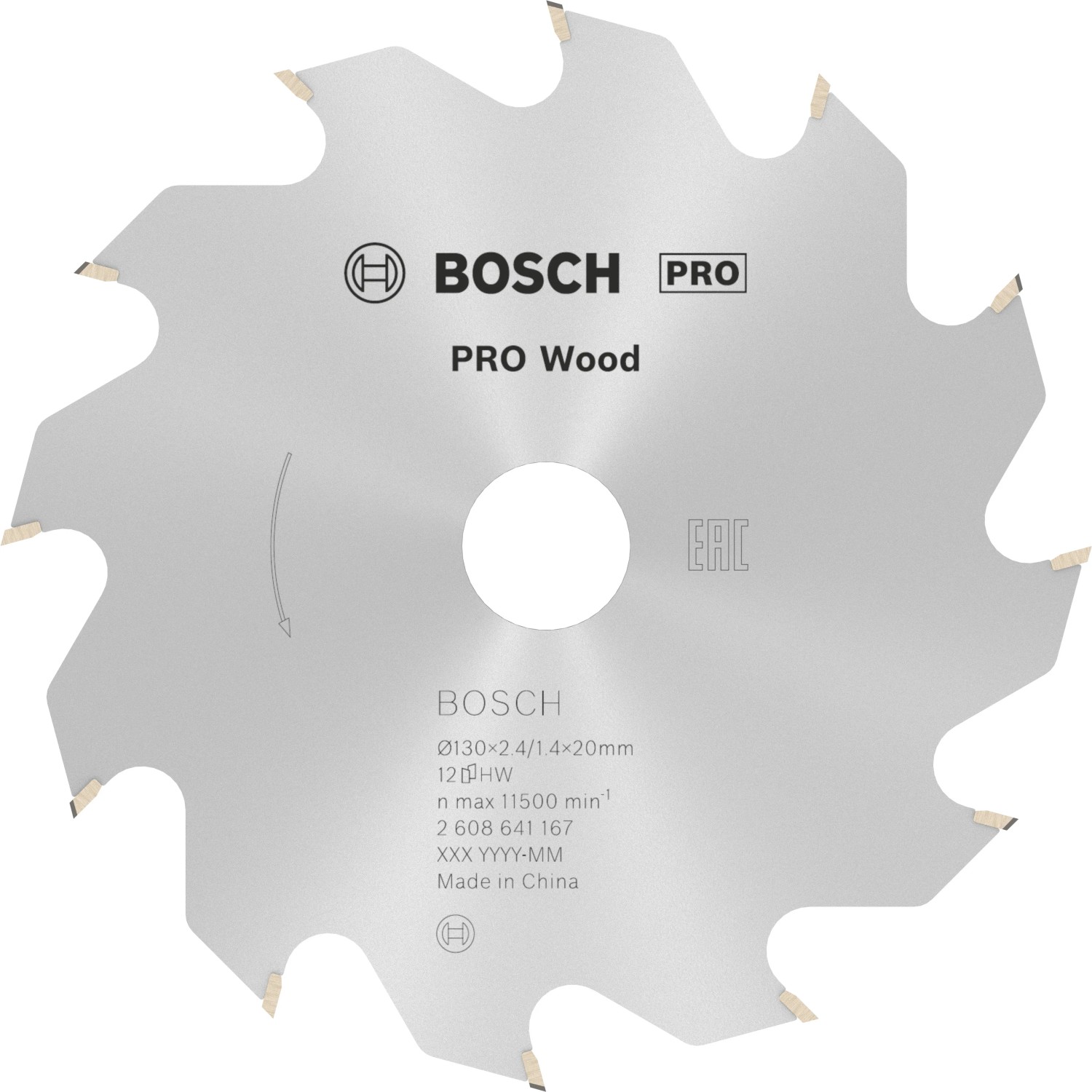 E-shop Bosch Pílový rezný kotúč PRO Wood, pr. 130 x 20 mm