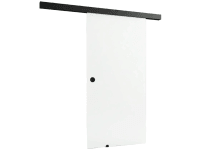 Doorlegro Posuvné dvere EasySlide 65 - set, satin/čierna, 205 x 90 cm