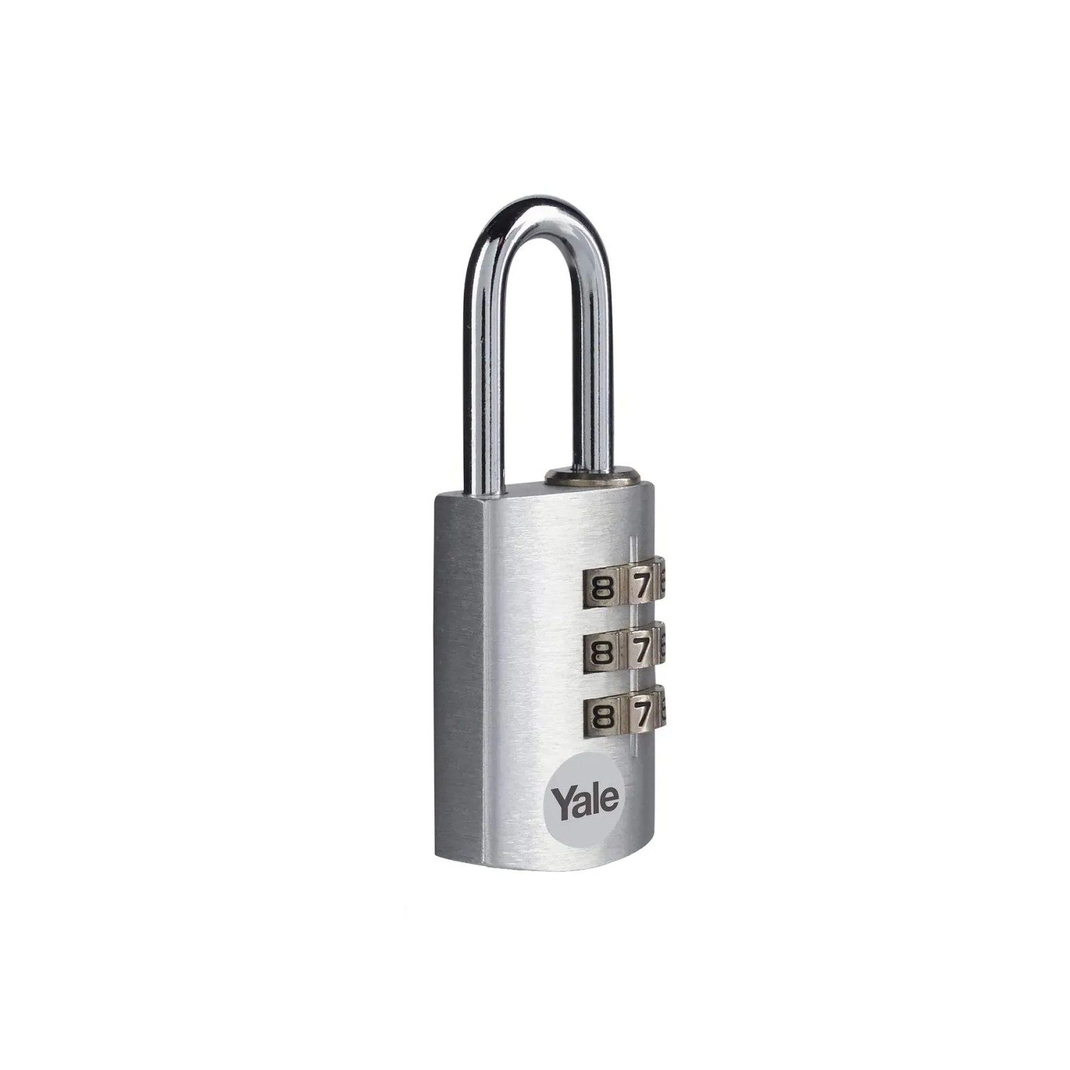 E-shop Yale Visiaci zámok YE3CB/20/121/1, strieborný, 57 x 21 x 10 mm