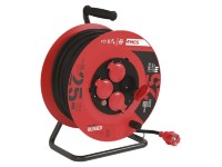 EMOS Vonkajší predlžovací kábel na bubne 4 zásuvky, H05RR-F3G 1,5 mm2, 25 m
