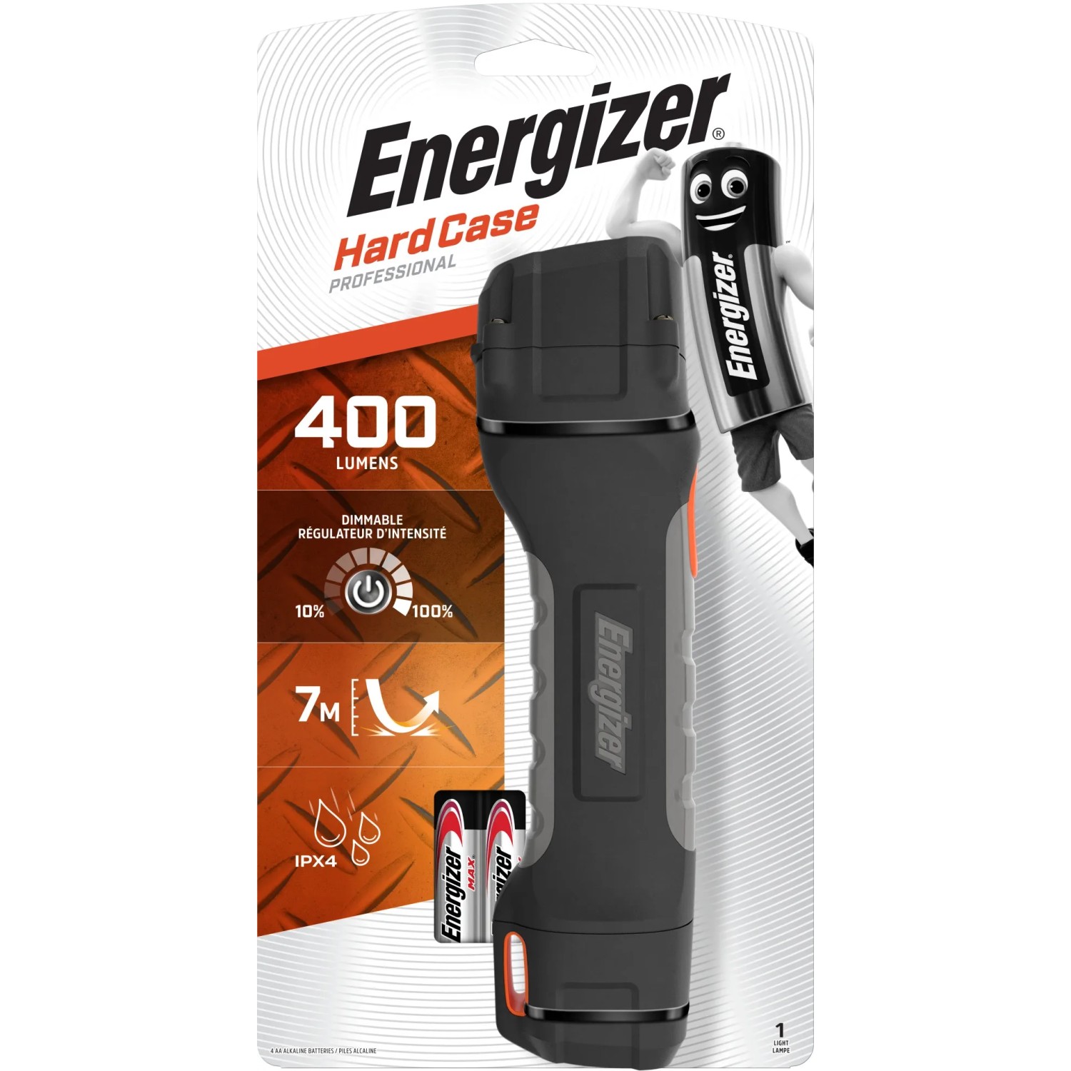 E-shop Energizer Vreckové svietidlo Hardcase Professional so 4 LED