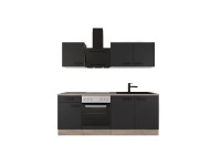 Flex-Well Kuchyňa CAPRI 210 cm/typ 3-rúra/var.doska/digestor