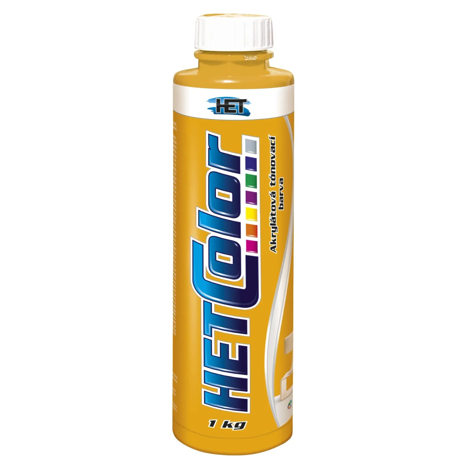 E-shop HETCOLOR Akrylátová tónovacia farba žltá sýta 1 kg