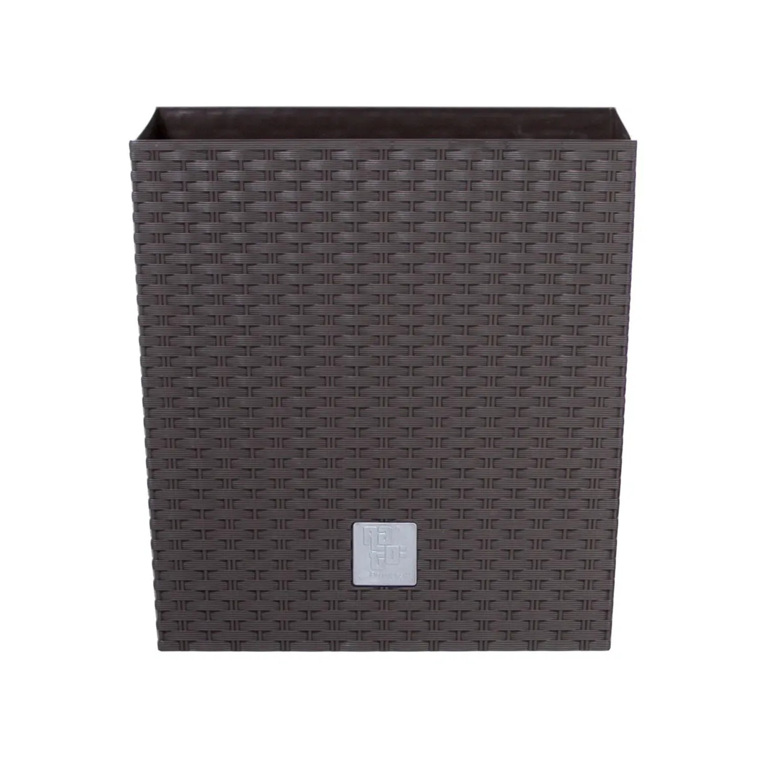 E-shop Prosperplast Kvetináč s vkladom Rato Low 17 cm, umbra