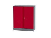 Küpper Vysoká skrinka 70691, 1 dvojité dvierka/1 polica/10 zásuviek 110x91x45 cm