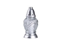 Náhrobná lampa 24 cm vklad 180 g číra