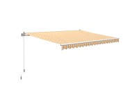 Kĺbová markíza Aventúra, žlto-biela, 400 x 250 cm