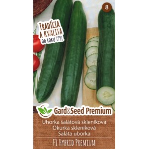 GardenSeed Premium Semienka Uhorka šalátová skleníková F1 Premium Semienka