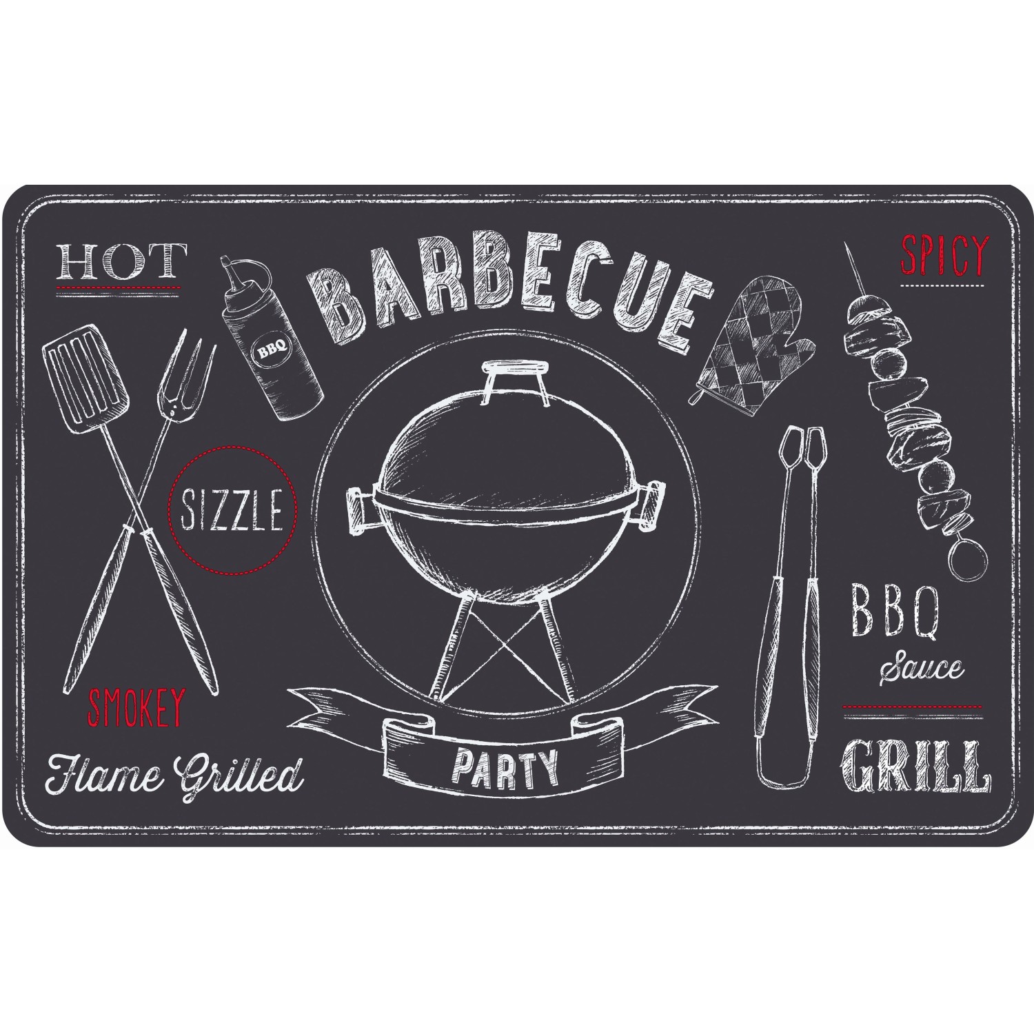 E-shop d-c-table Prestieranie Rio Barbecue Schiefer 29 x 44 cm