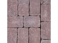Semmelrock Dlažba Castello Antico hnedá melírovaná 12,5 x 12,5 x 6 cm