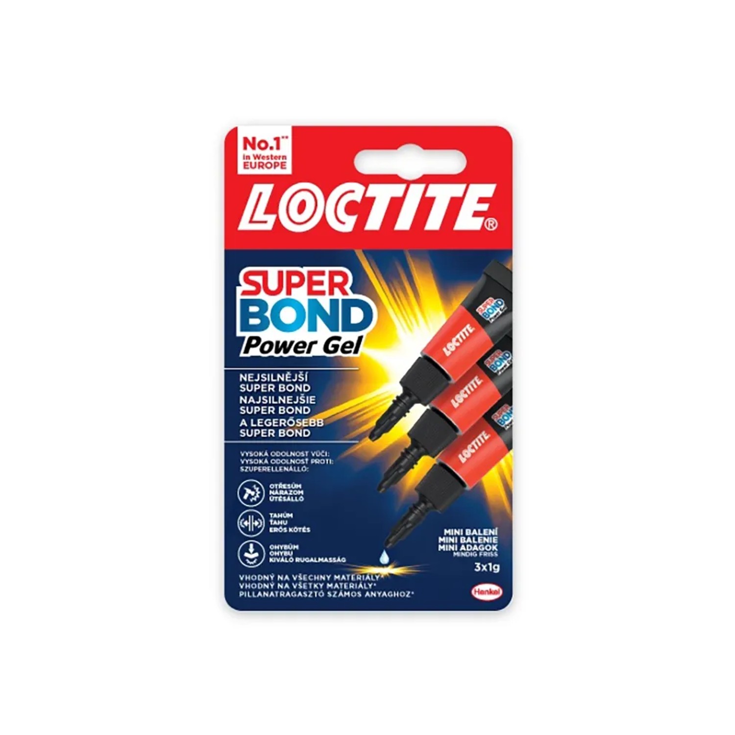 E-shop Loctite Mini Trio gél 3 x 1 g