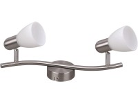 Rabalux 2bodové stropné svietidlo SOMA chróm max. 2x40W E14 pr. 80x350 mm