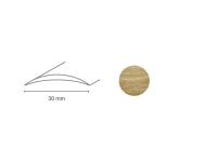 Döllken Profiles Prechodový profil DP 03 S Samolepiaca 30 x 930 mm, dub cognac