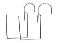 Plastia Hák na truhlík Bergamot, strieborná, 1 ks