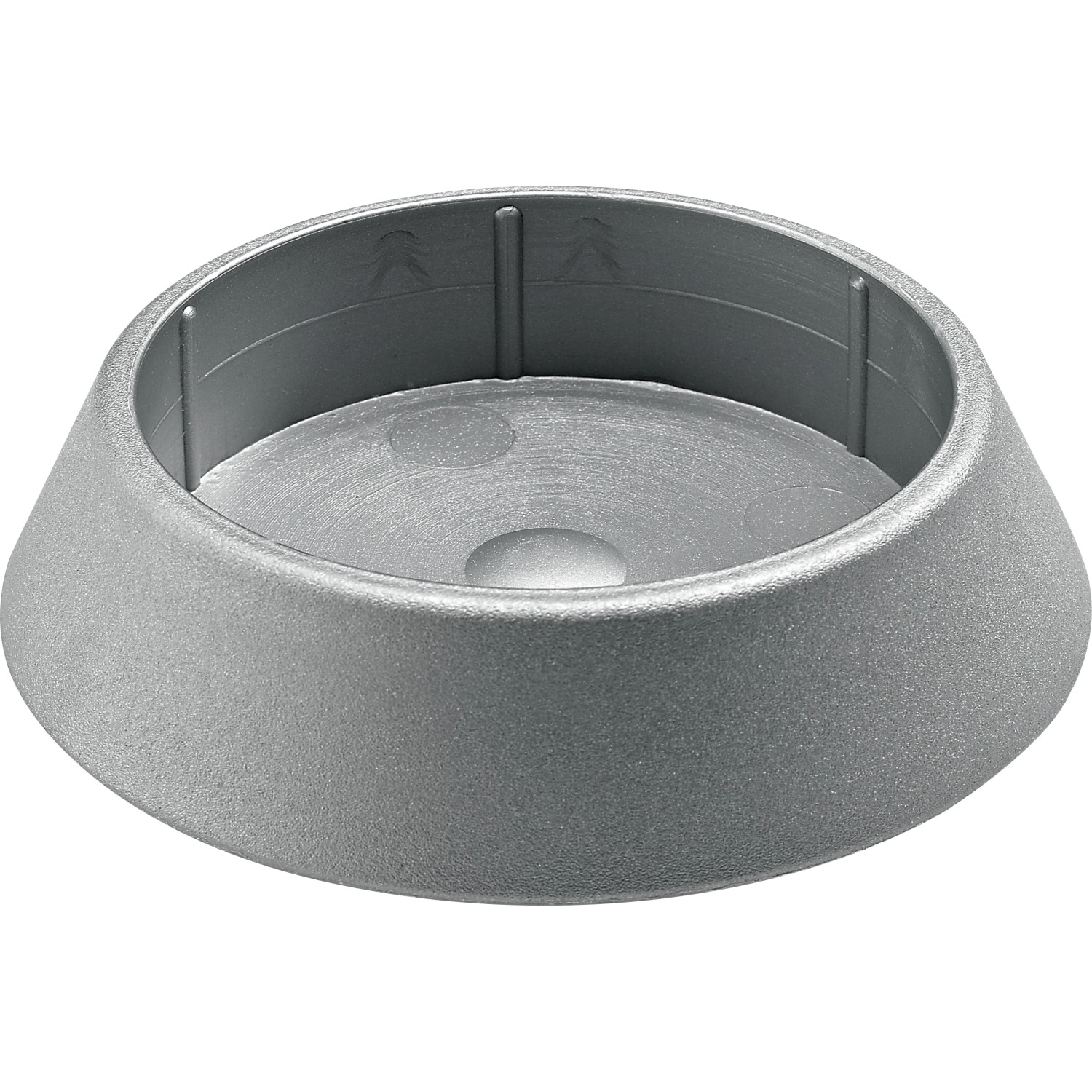E-shop Hettich Plastová krytka nábytkových nôh, pr. 60 mm, sivá