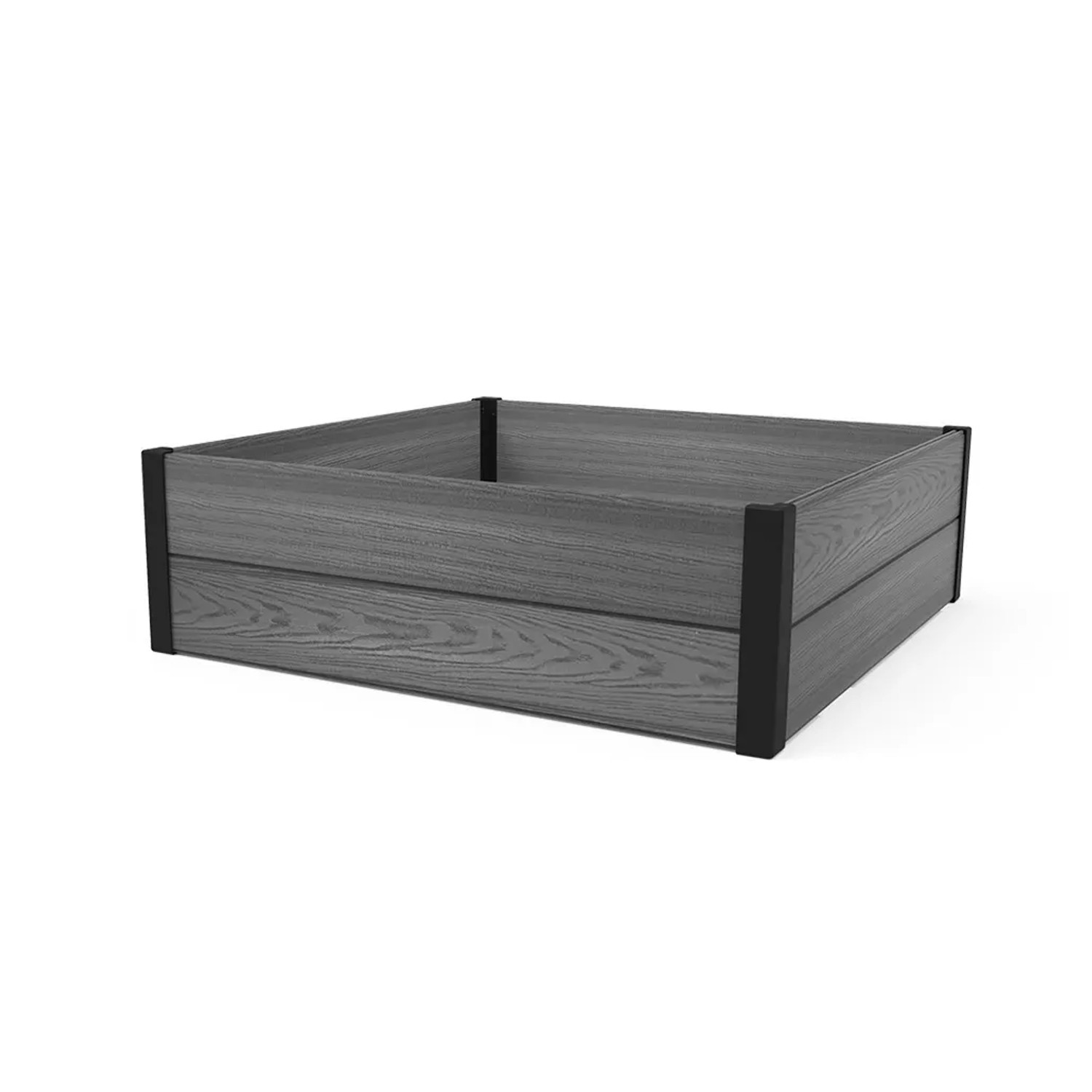 E-shop KETER Vyvýšený záhon Maple Square sivý 32 x 106 x 106 cm