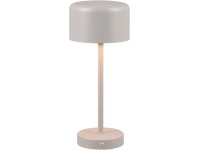 Reality LED stolná lampa JEFF Ultimate grau 15 W 120 lm 3000 K pr. 12,6 x 30 cm