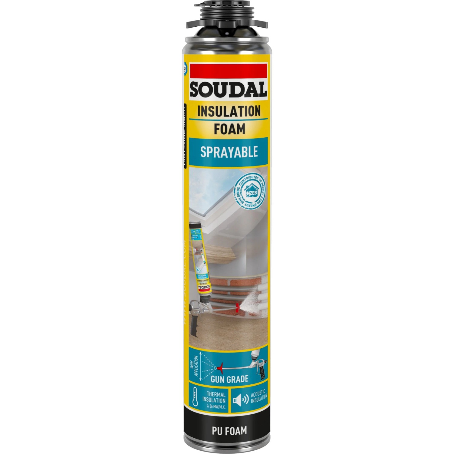 E-shop SOUDAL Striekateľná izolačná pena 700 ml