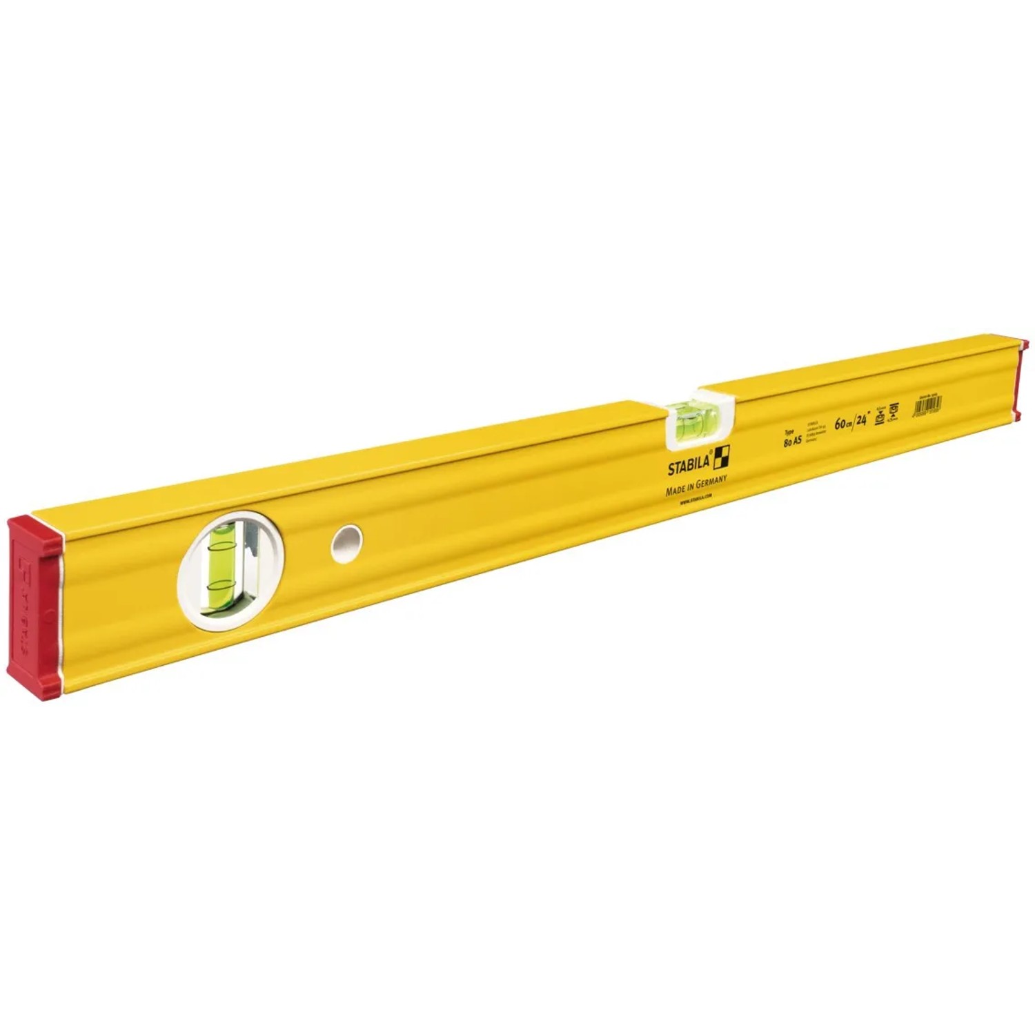 E-shop STABILA Vodováha, typ 80 AS, 2x libela, 60 cm