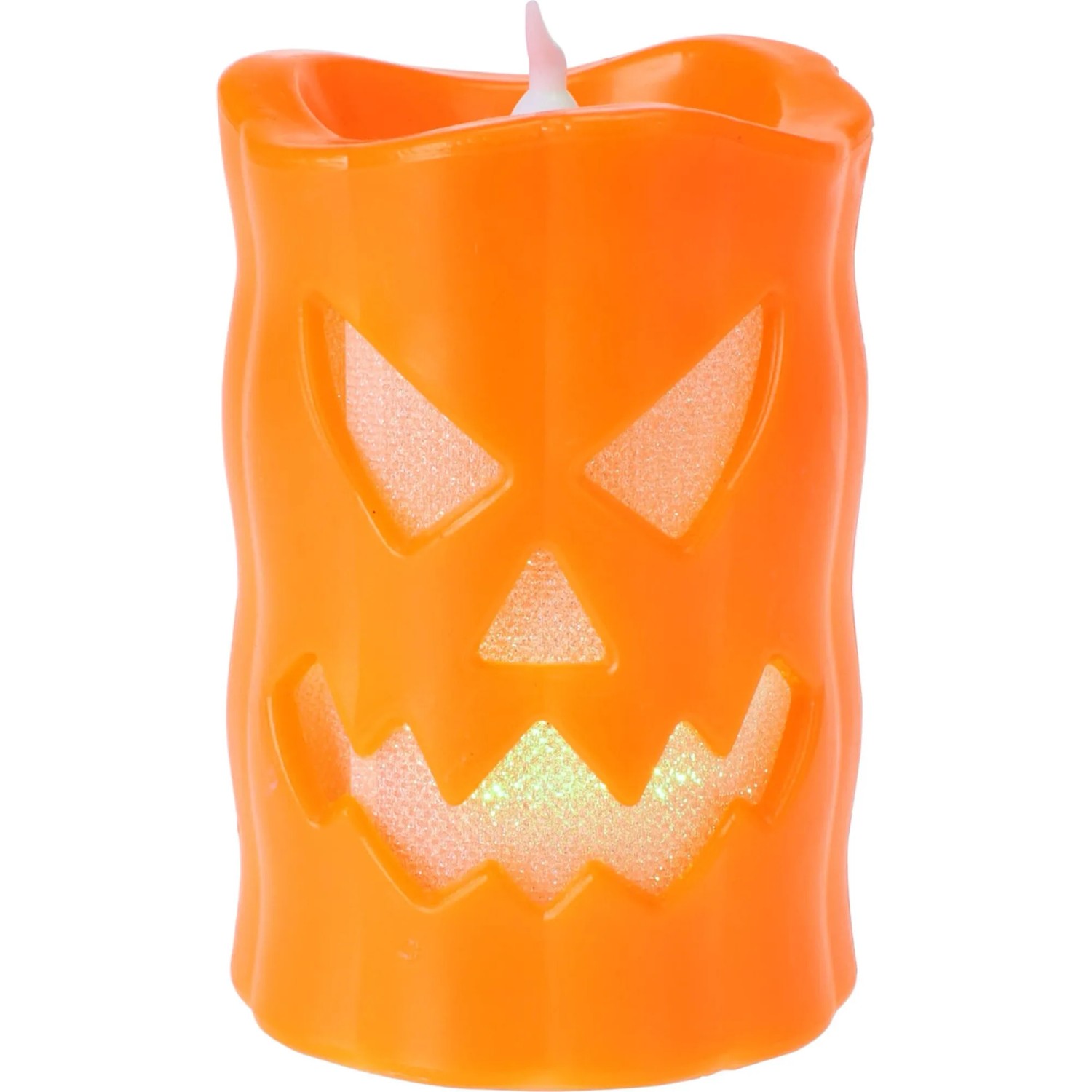 E-shop Koopman Sviečka LED Halloween, meniaca farbu, rôzne farby, 1 ks, 9 x 6 cm