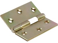 Zložený záves kĺbový nažlto pozinkovaný 60 mm x 60 mm